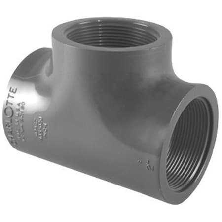 Charlotte Pipe And Foundry Charlotte Pipe Schedule 80 1 in. FPT X 1 in. D FPT PVC Tee 1 pk PVC 08402 1400